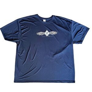 Mens Gildan Performance Dri-fit Las Vegas Short Sleeve T-shirt - Navy - Sz 3XL